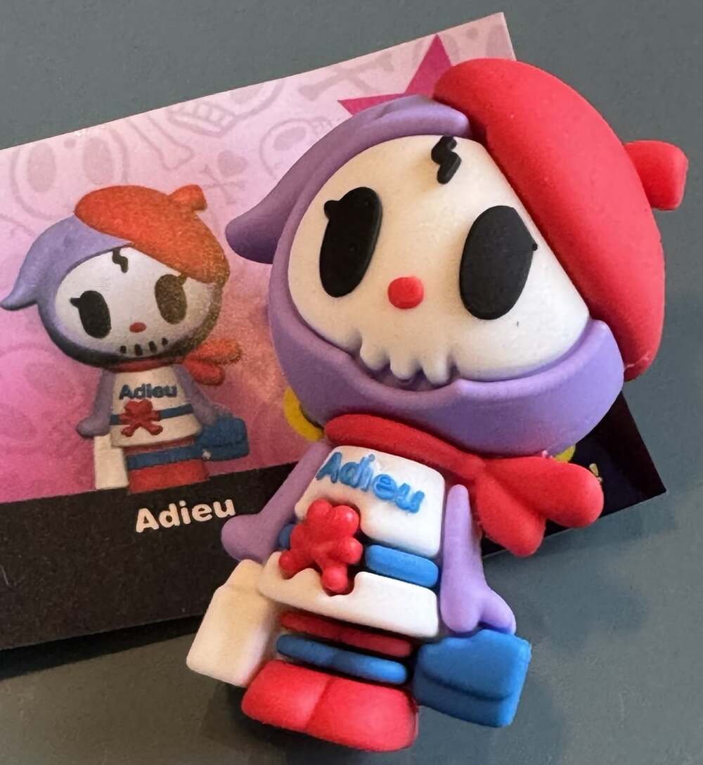 Tokidoki Til Death Do Us Part Adieu 2" Vinyl Figure Open Blind Ball